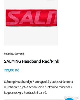 Nová čelenka Salming
