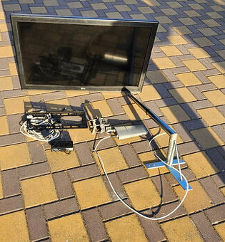 LG, držák na tv na zed,set-top box, antena + nerez držák ant