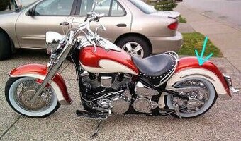 Yamaha road star bocne listy