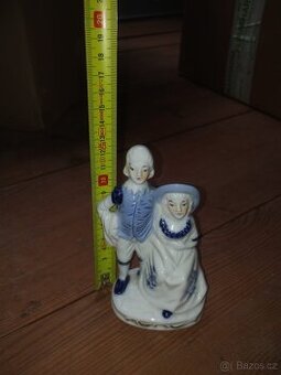 Soška Vintage porcelánový viktoriánský pár
