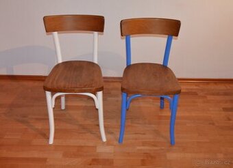 2 jídelní/kuchyňské židle Thonet