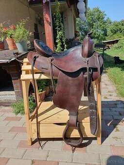 Westernové sedlo krátké – 60 cm - pro juniora či ženu