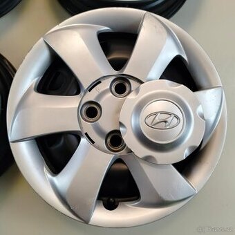 Ocelové disky na Hyundai 14" 5Jx14 ET46 + poklice Hyundai
