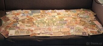 Mega obří konvolut bankovek po sběrateli 434ks