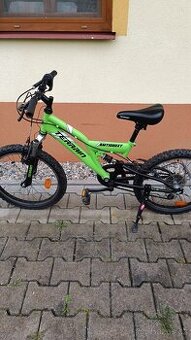 Celoodpružené dětské kolo vel.20
