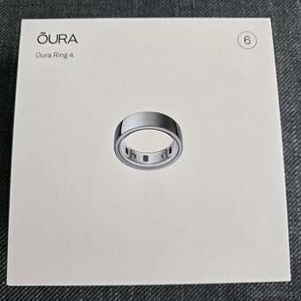 Chytrý prsten Oura Ring 4, Silver, velikost 6