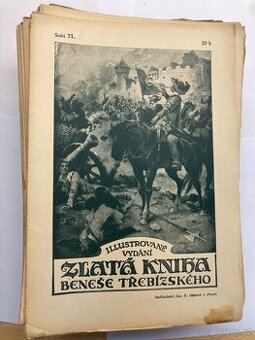 1915 až 1920 - Komplet sešitů Zlatá kniha Beneše Třebízského