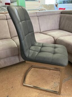 Jídelní kožené židle 5 Ks Nové