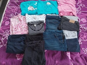 Těhotenská sada oblečení-top stav (12KS)