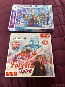 Frozen 3D hra, ledové království + puzzle ZDARMA
