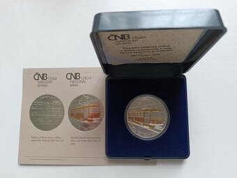 Pamětní mince 500Kč Tramvaj ČKD Tatra T3