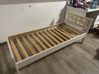 2x Bílá Dětská postel 160x70