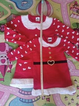 Vánoční šaty pro sestřičky