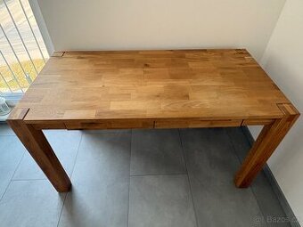 Kancelářský stůl - masiv, dub olejovaný