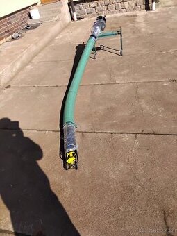 Šnekový dopravník ohebný na pelety obilí a všechny sypké mat