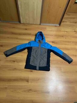 Pánská lyžařská bunda Alpine Pro – modro-šedá