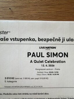 PAUL SIMON 12.4.2026