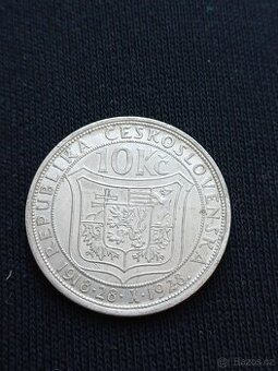 10 koruna 1928 T.G.Masaryk