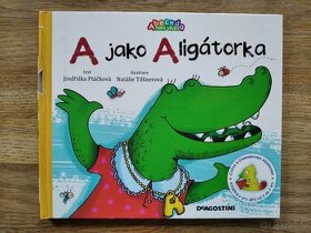Dětská knížka A jako aligátorka DEAGOSTINI - 1