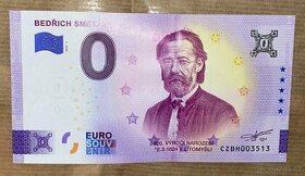 0 euro bankovka Bedřich Smetana