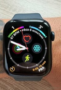 Apple Watch 8 45mm Černé Pěkné baterie 97%+plus kryt,řemínek