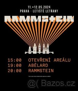 Rammstein 12.5. Praha - Letňany