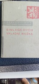 Protektorátní spořitelní knížka.1943.