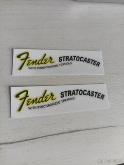 Samolepka na hlavu kytary Fender 2 ks.