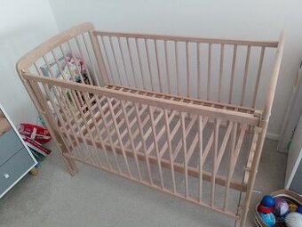 Dětská postýlka - Scarlett MÍŠA ECO (buk)