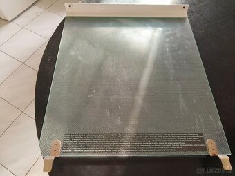 Skleněné víko sporáku + pravý a levý litinový rošt