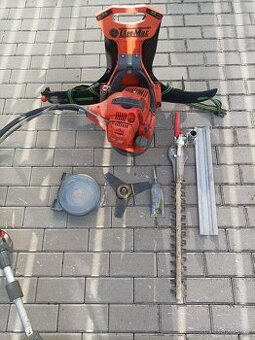 křovinořez, plotostřih, svahovka.