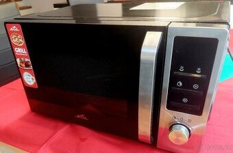 Mikrovlnná trouba ETA černá/nerez/grilování.