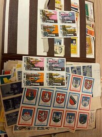 Zápalkové nálepky - MEGA KONVOLUT 