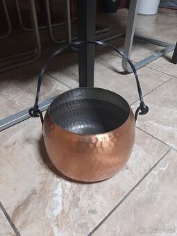 Měděný kotlík super stav