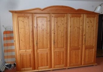 Kompletní rustikální ložnice z masivu,6422