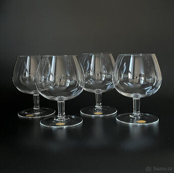 Moser 4x sklenice na koňak a brandy 280ml