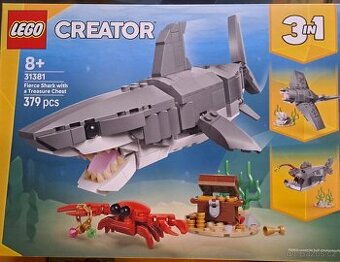 Lego Creator 31381 Divoky zralok a truhla s pokladem