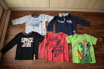 Set 5 ks triček vel. 104