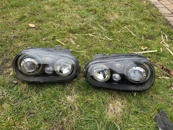 Přední světla Angel eyes a zadní světlo na vw golf 4, IV