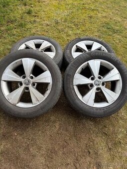 Originál letní alu kola Škoda 5x112 205/55R16
