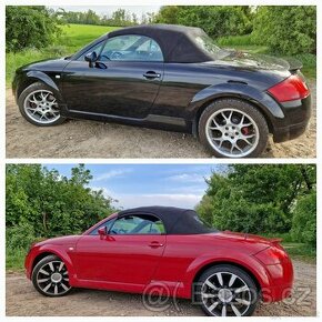 Prodam 2x Audi tt cabrio 1.8 turbo červená cerna 110 a 132kw