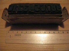 Tiskárna retro, malá čísla kompletní, výška obalu 3 cm