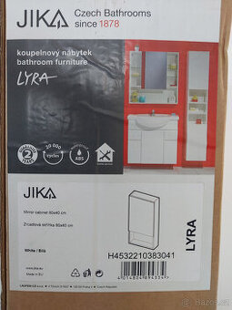 Horní zrcadlová skříňka do koupelny 80x40cm_NOVÁ