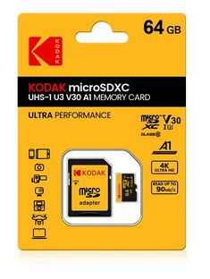 Paměťová karta MicroSD 64GB KODAK Ultra - rychlá nová