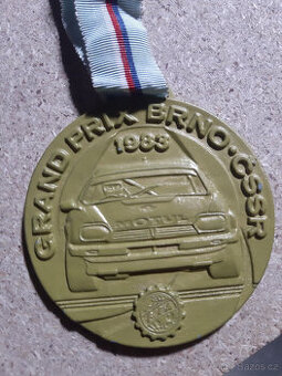 Medaile, odznaky různé ČR, Grand prix Brno ČSSR 1988