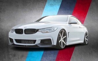 Lipo spoiler pod nárazník na BMW F32 F36 - Černý Lesk