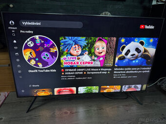 Velká smart LED TV Samsung 55" 140cm, 4K