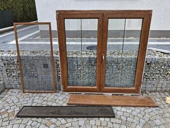 Okno 146x145,5 síť, parapety