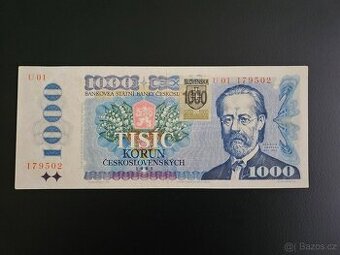 Prodej vzácné 1000 ks vzácná serie U1 1993 kolek