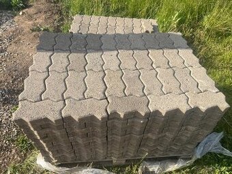 Zámková dlažba vlnka 40m²
